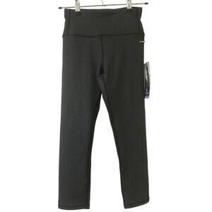 NWT Kyodan Access XS Gray Capri Leggings Yoga Pants Interior Waist Pocket
